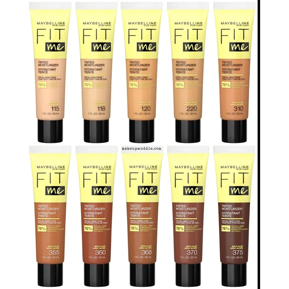 Maybelline Fit Me Tinted Moisturizer Aloe Natural Buildable Coverage Clean EWG